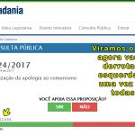 GUERRA VIRTUAL EM PROJETO DE FELIPE PORTO NO SENADO